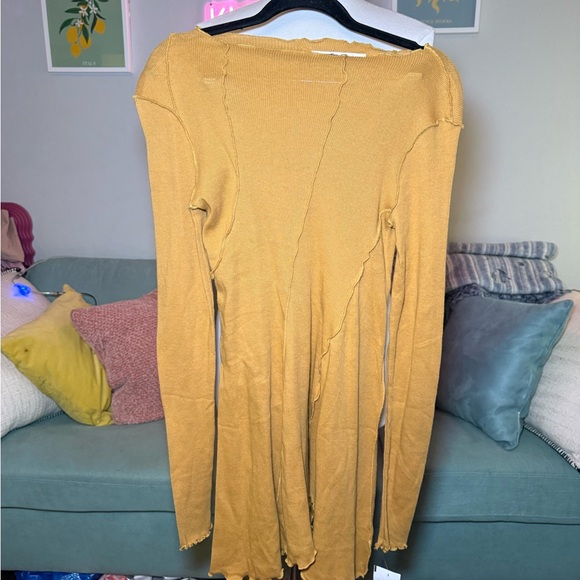 We The Free Dresses & Skirts - We The Free Mustard Long Sleeve Dress